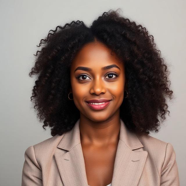 Illustrative computer-generated portrait representing example broker Alicia Monroe