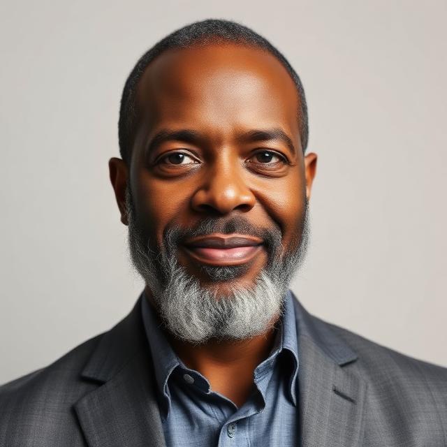 Illustrative computer-generated portrait representing example broker Gregory Lane