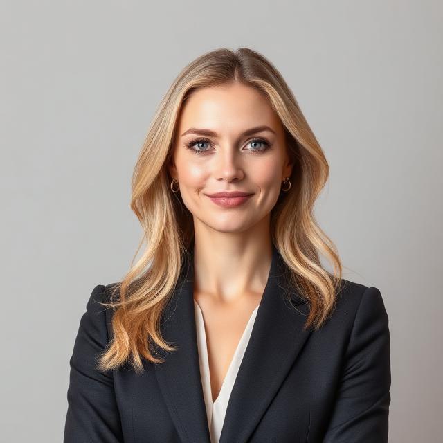 Illustrative computer-generated portrait representing example broker Hannah Bergstrom